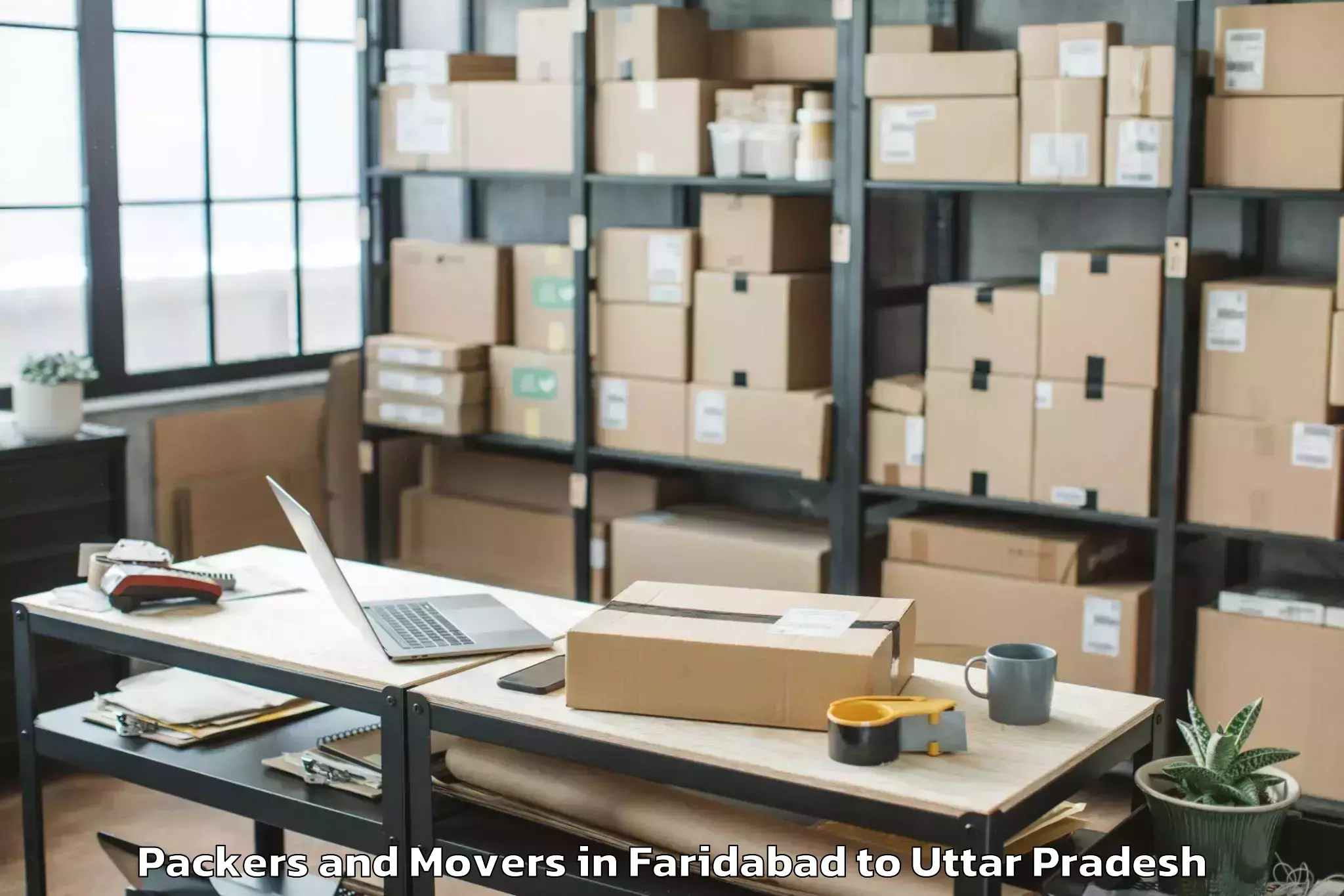 Professional Faridabad to Jhinjhak Packers And Movers